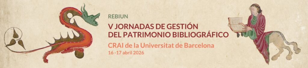 V Jornadas de Gestión del Patrimonio Bibliográfico