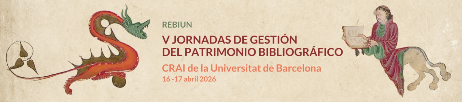 V Jornadas de Gestión del Patrimonio Bibliográfico